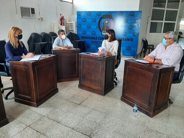  Reunión de trabajo de la Comisión de Legislación del HCD de Goya